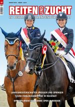 Titel der Ausgabe 08/2016 von REITEN und ZUCHT